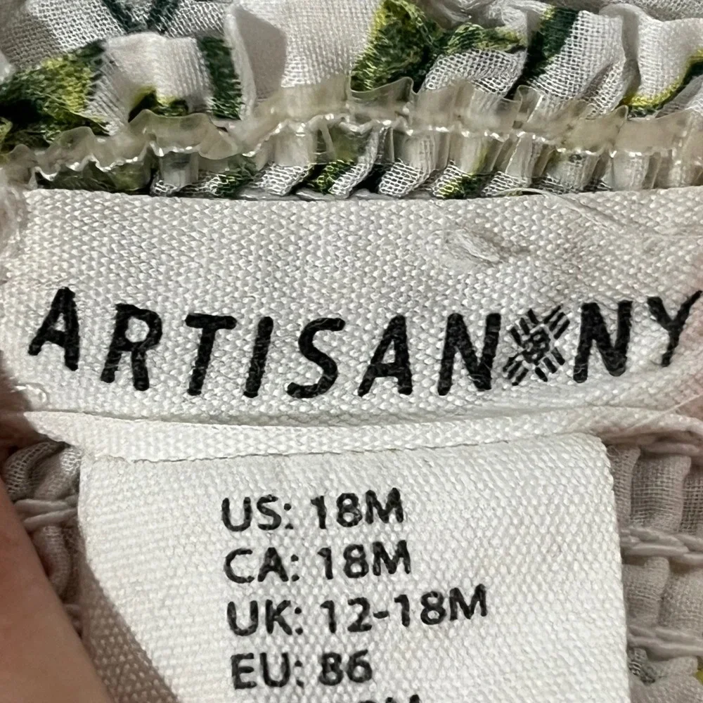 Artisan NY Baby Girl Floral Butterfly‎ Dress and Bloomers Set 18M Boho Fairy